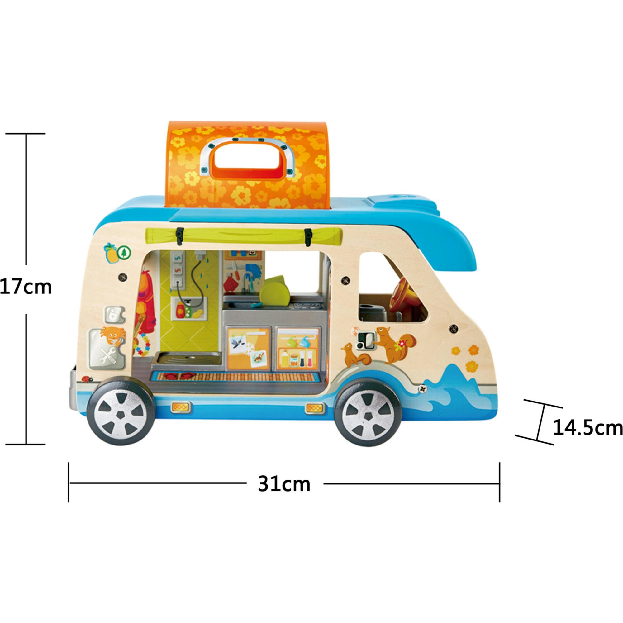 Adventure Camper Van Playset W/ Action Figures & Accessories