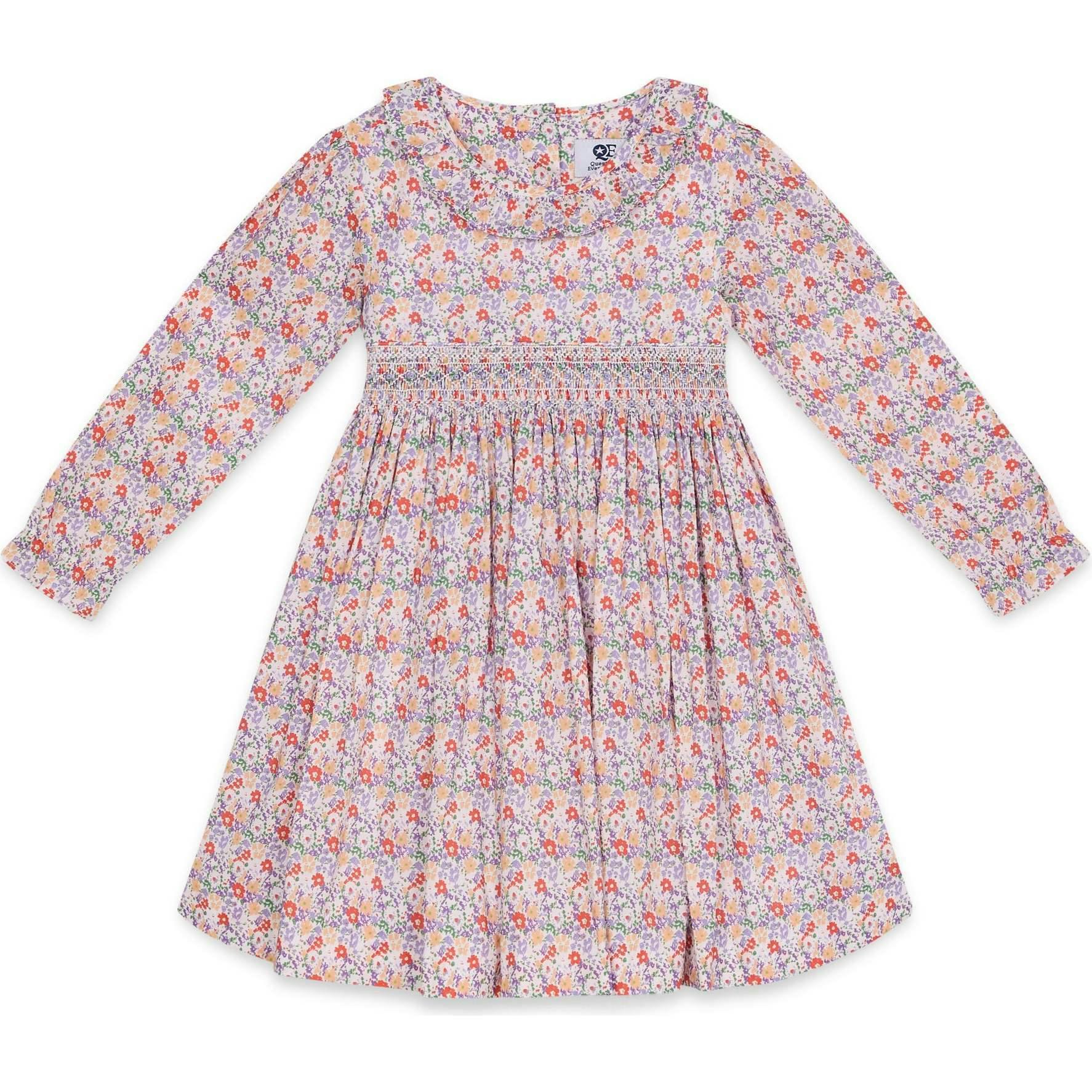 Smocked Girls Dress Coraline