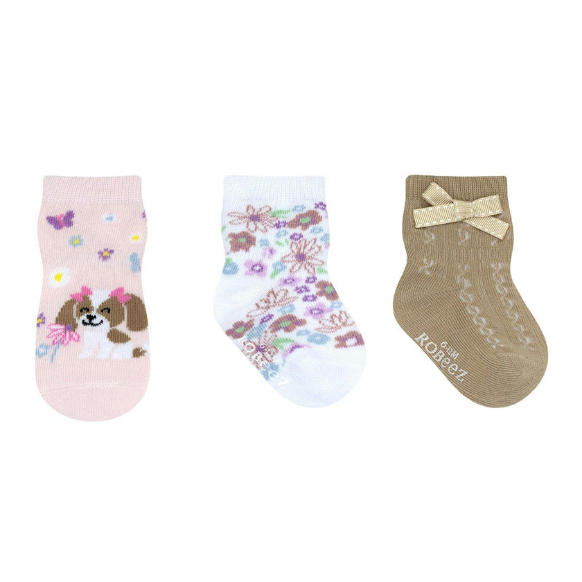 Bailey The Beagle 3-Pack Baby Socks