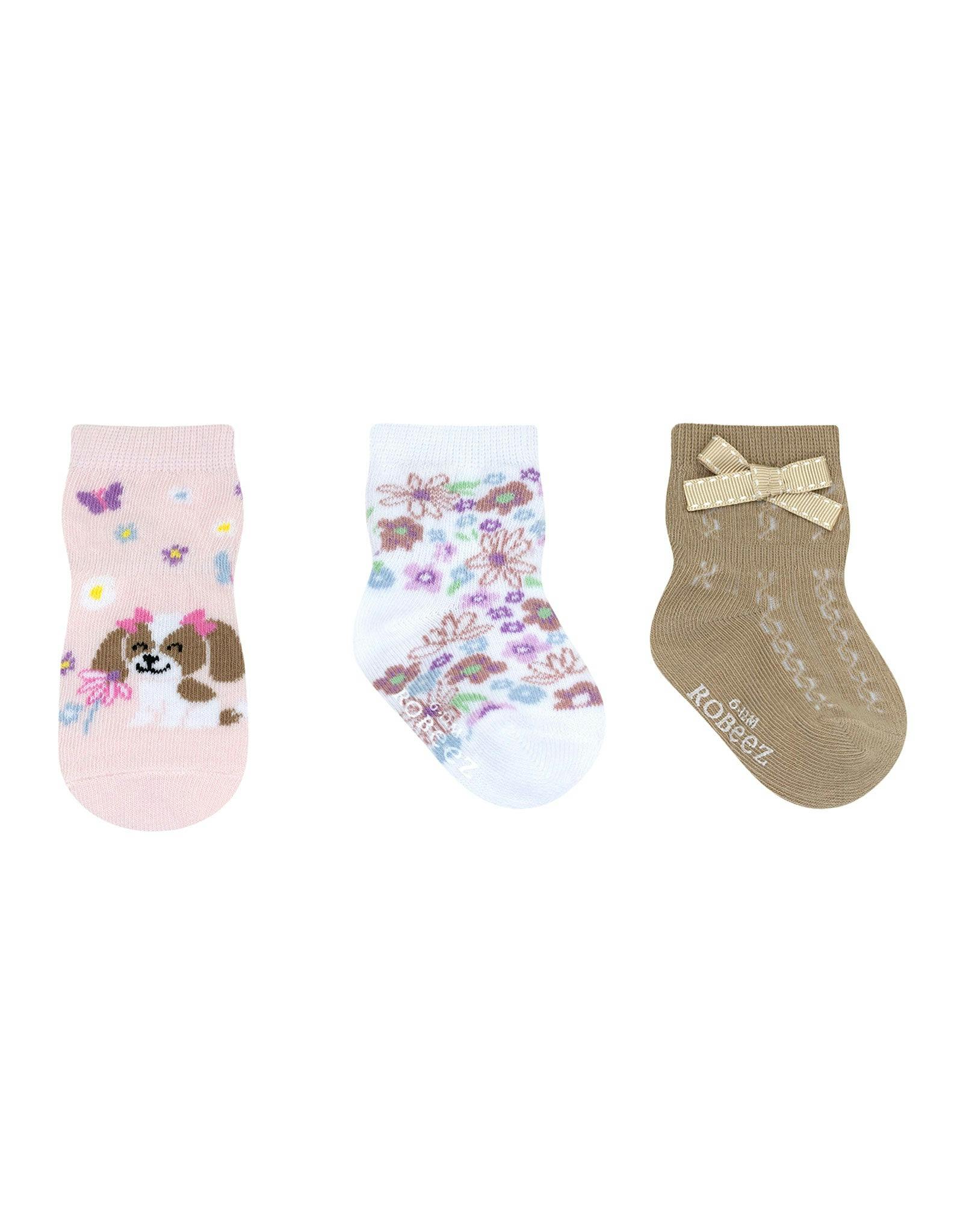 Bailey The Beagle 3-Pack Baby Socks