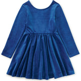 Velour Ballet Dress, Blue