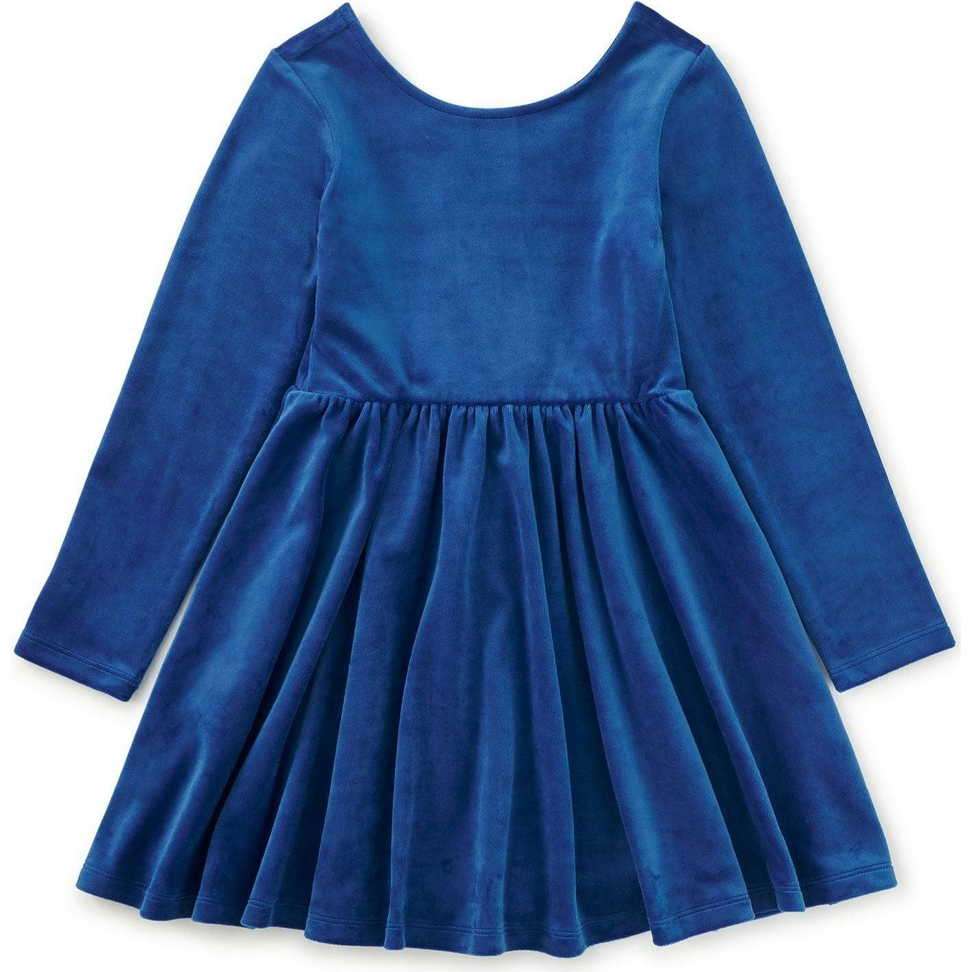 Velour Ballet Dress, Blue