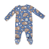 Glow in the Dark Dino Dig - 2 Way Zipper Footie