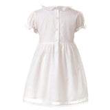 Swiss Dot Hand-Smocked Dress
