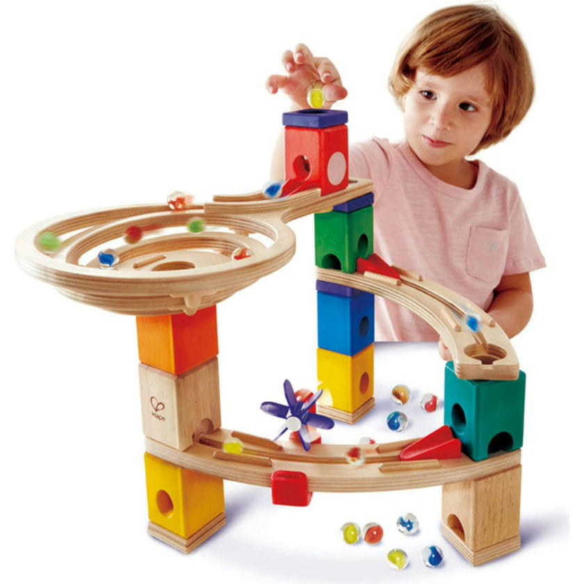 Quadrilla Wooden Marble Run DIY Construction