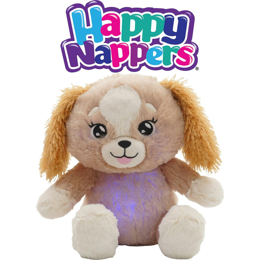 Happy Nappers: Lullabrites Brown - Musical Light Up Bedtime Plush