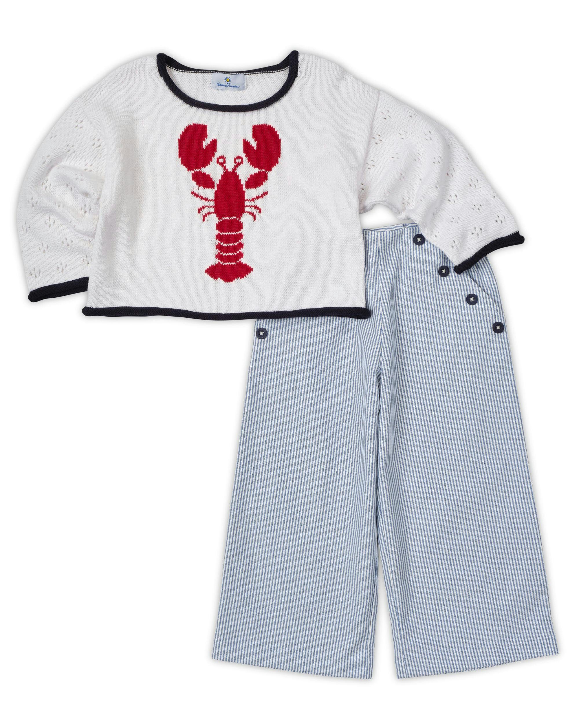 Stripe Button Front Pants