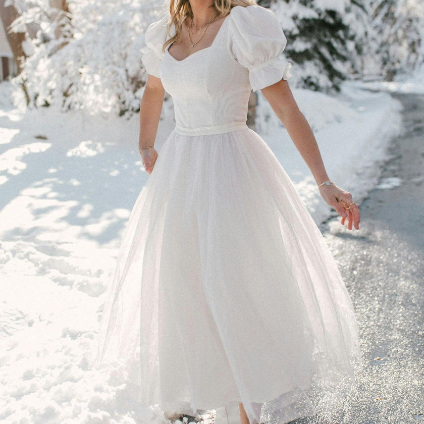 Ballerina Dress in White