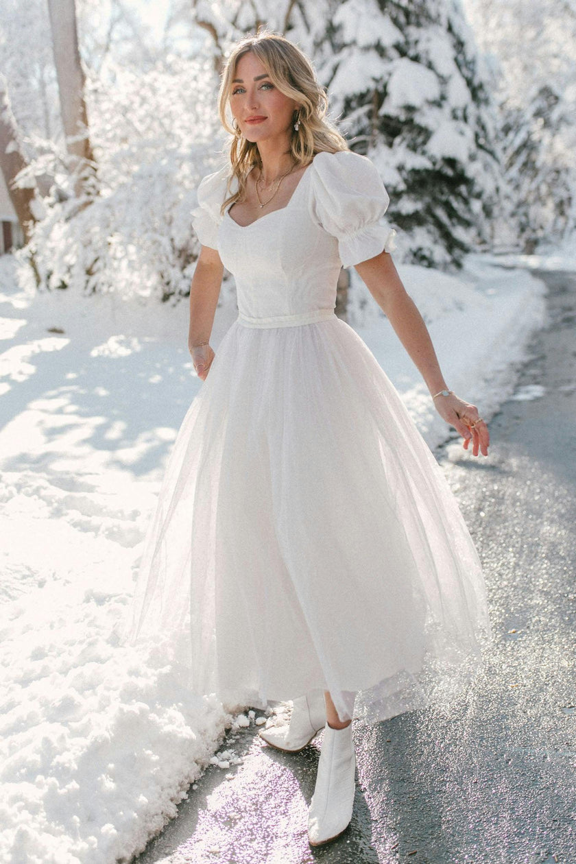 Ballerina Dress in White