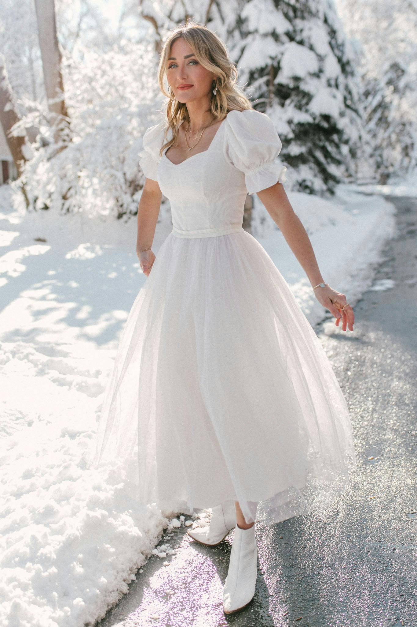 Ballerina Dress in White