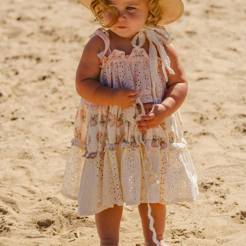 Amber Dress in Pink Rose