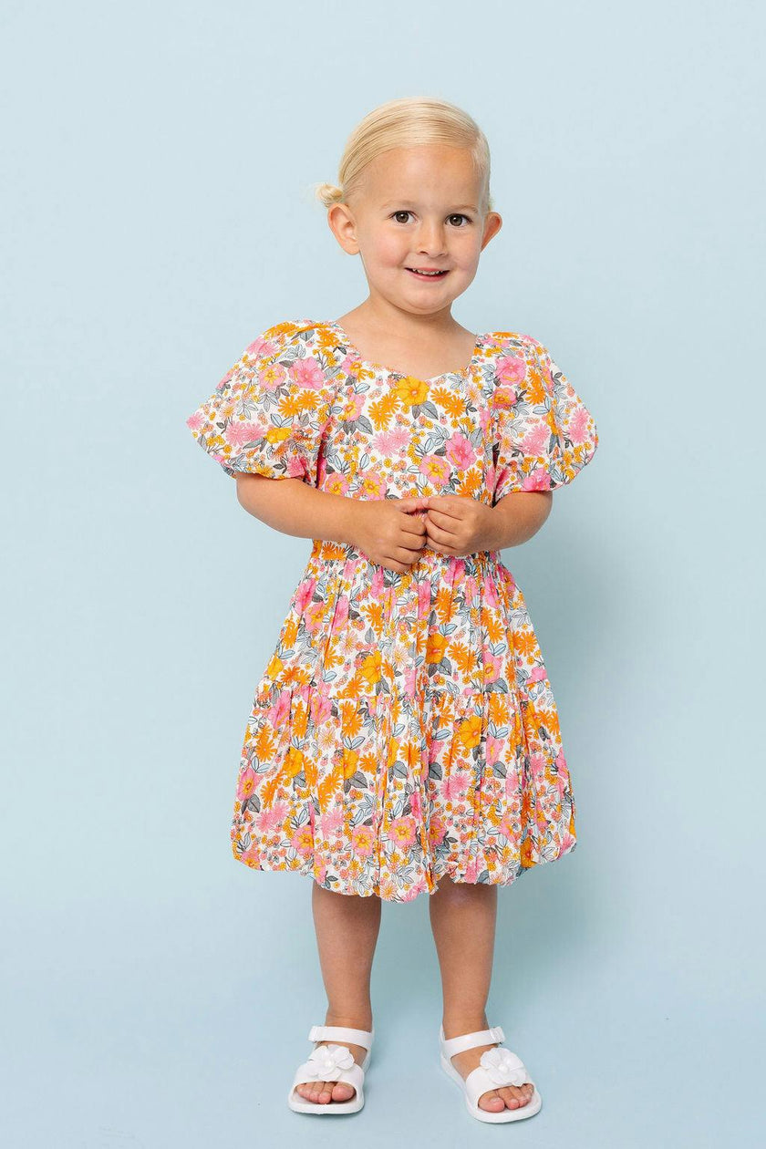 Retro Floral Daphne Dress