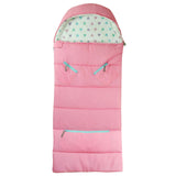 Sleep-N-Pack: Packable Sleeping Bag, Little Kid 3-6 yrs - Cosmos Pink/Glow-In-The-Dark Hearts