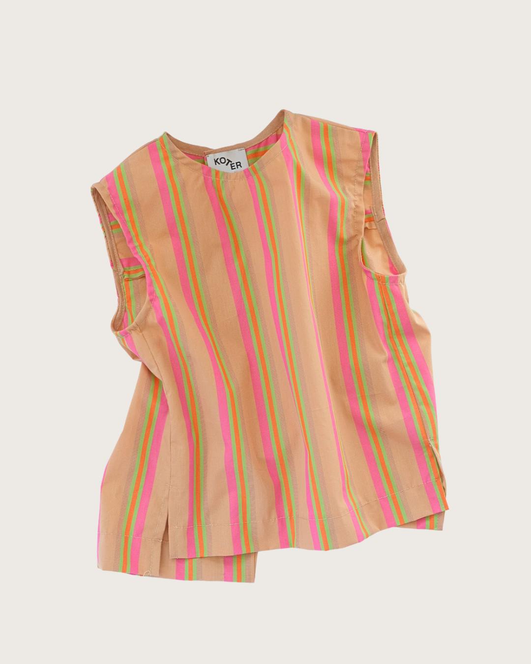 Cass Organic Cotton Stripe Vest