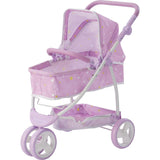 Twinkle Stars Princess 2-In-1 Baby Doll Stroller