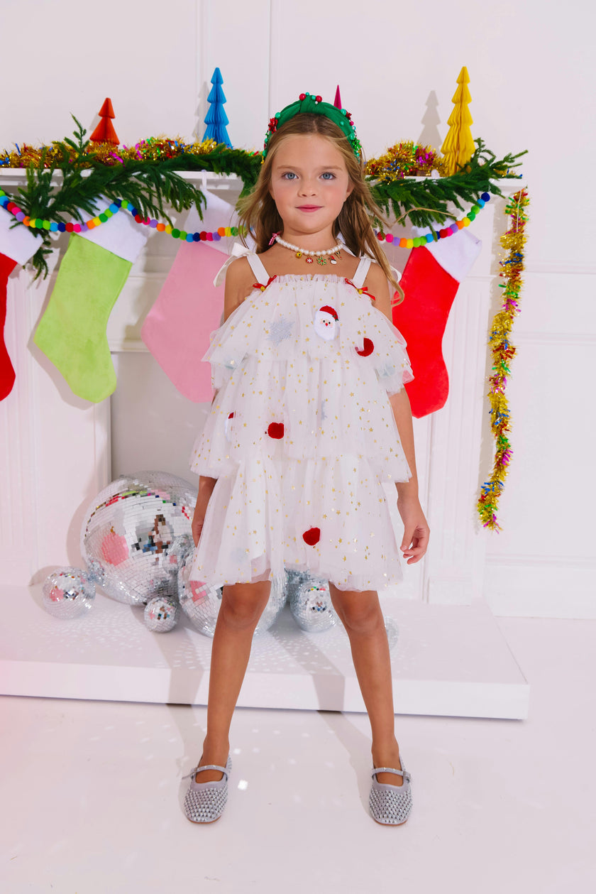 Christmas Starry Tulle Dress