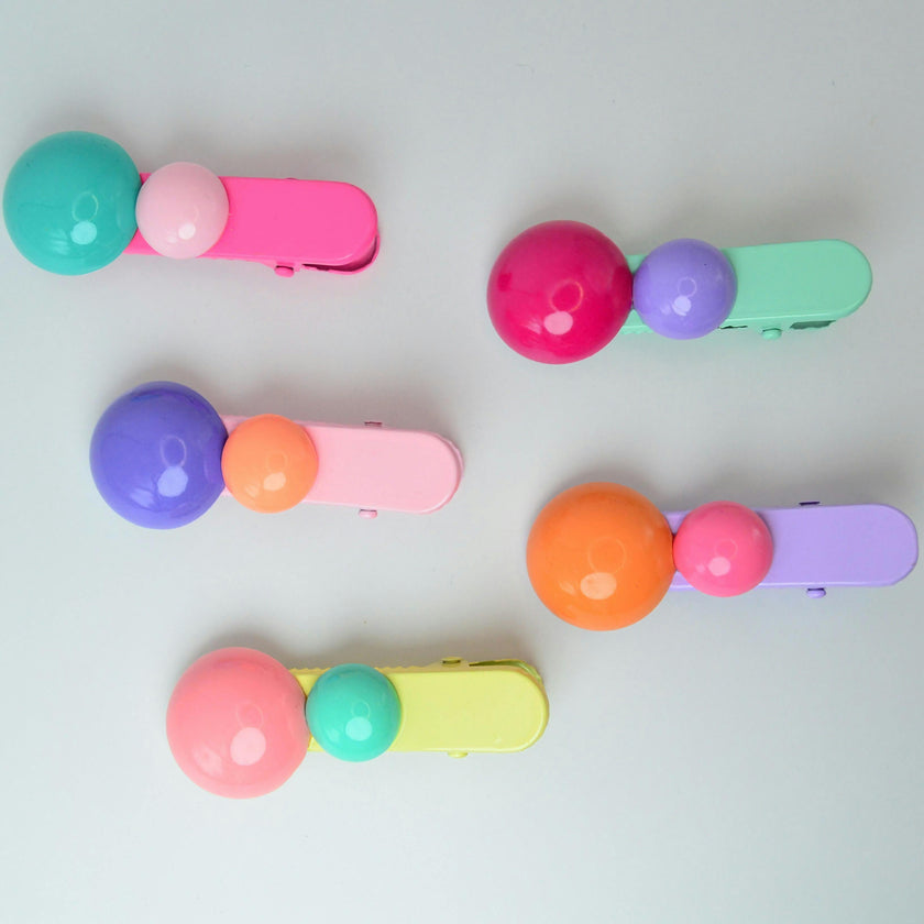 Playful Hair Clips (Set of 5)