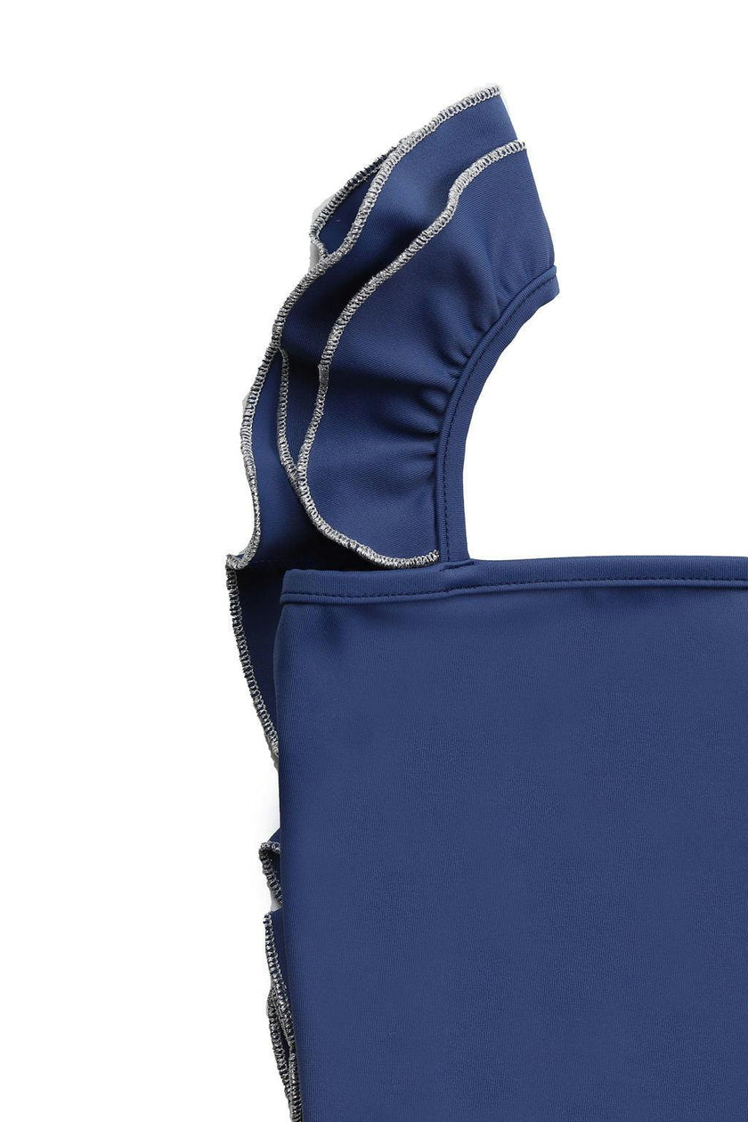 Valentina One Piece Swimsuit Space Blue And Sparkle