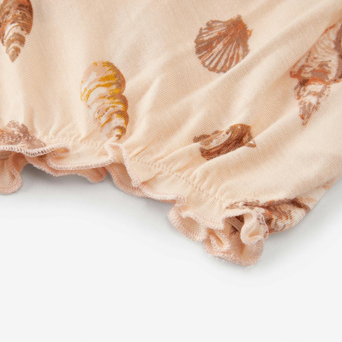 Seashells Bamboo Dress & Bloomer Set