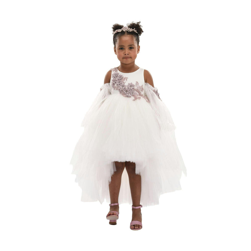 Ivory Cerro Vista Floral Dress