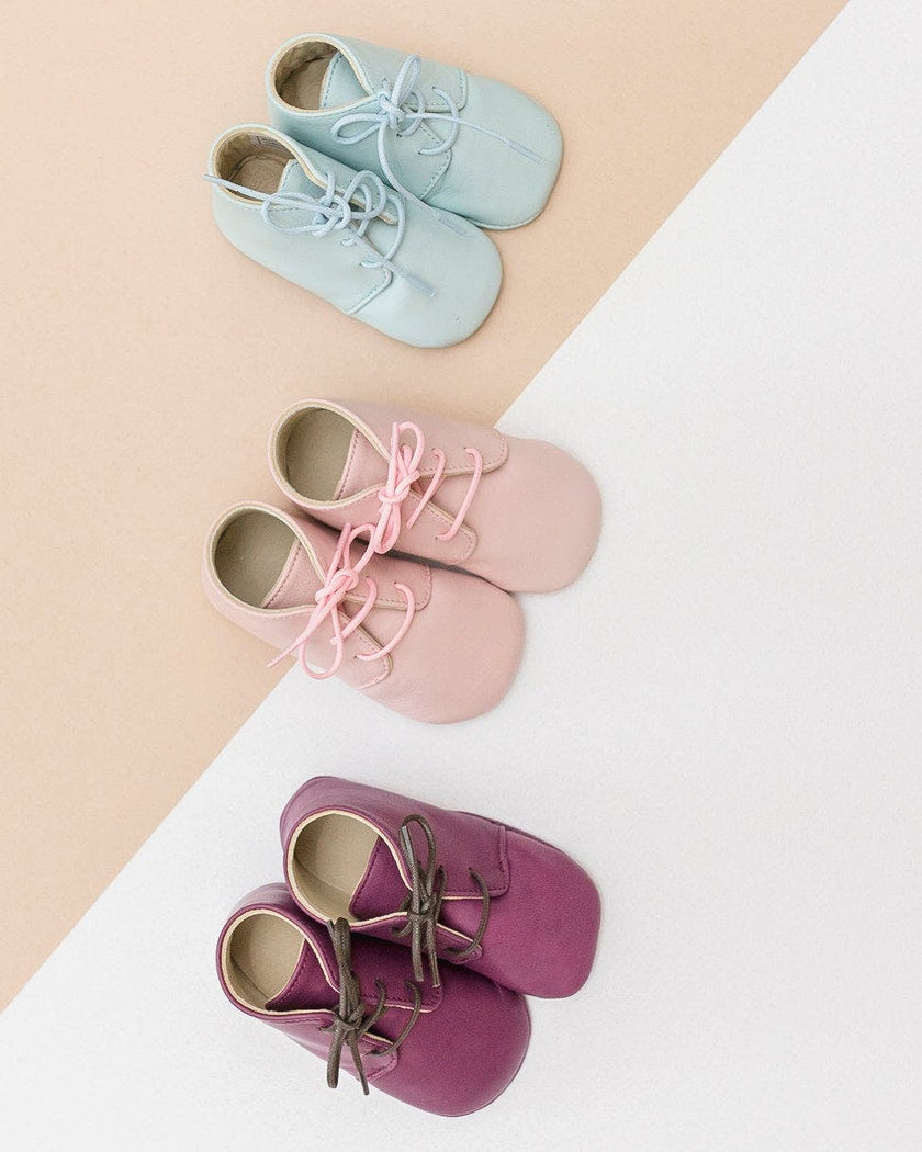Little Royals Leather Booties Gaby - Pink