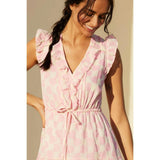 Giselle Women's Mini Dress Shell Beach Pink, Pink