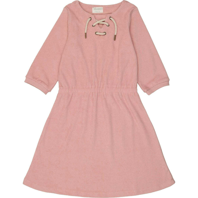 Beach Terry 3-Quarter Sleeve Dress