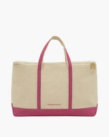 Insulated Soft-Shell Cooler Tote, Pink Canvas