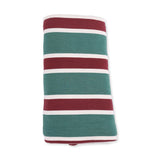 Rugby Stripe Green - Swaddle Blanket