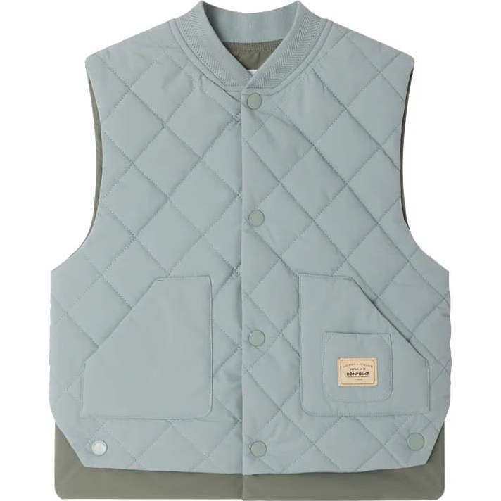 BONPOINT Leo Puffer Vest - Blue Sea