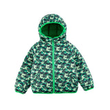 Ryan Reversible Puffer Hood Zipper Down Jacket
