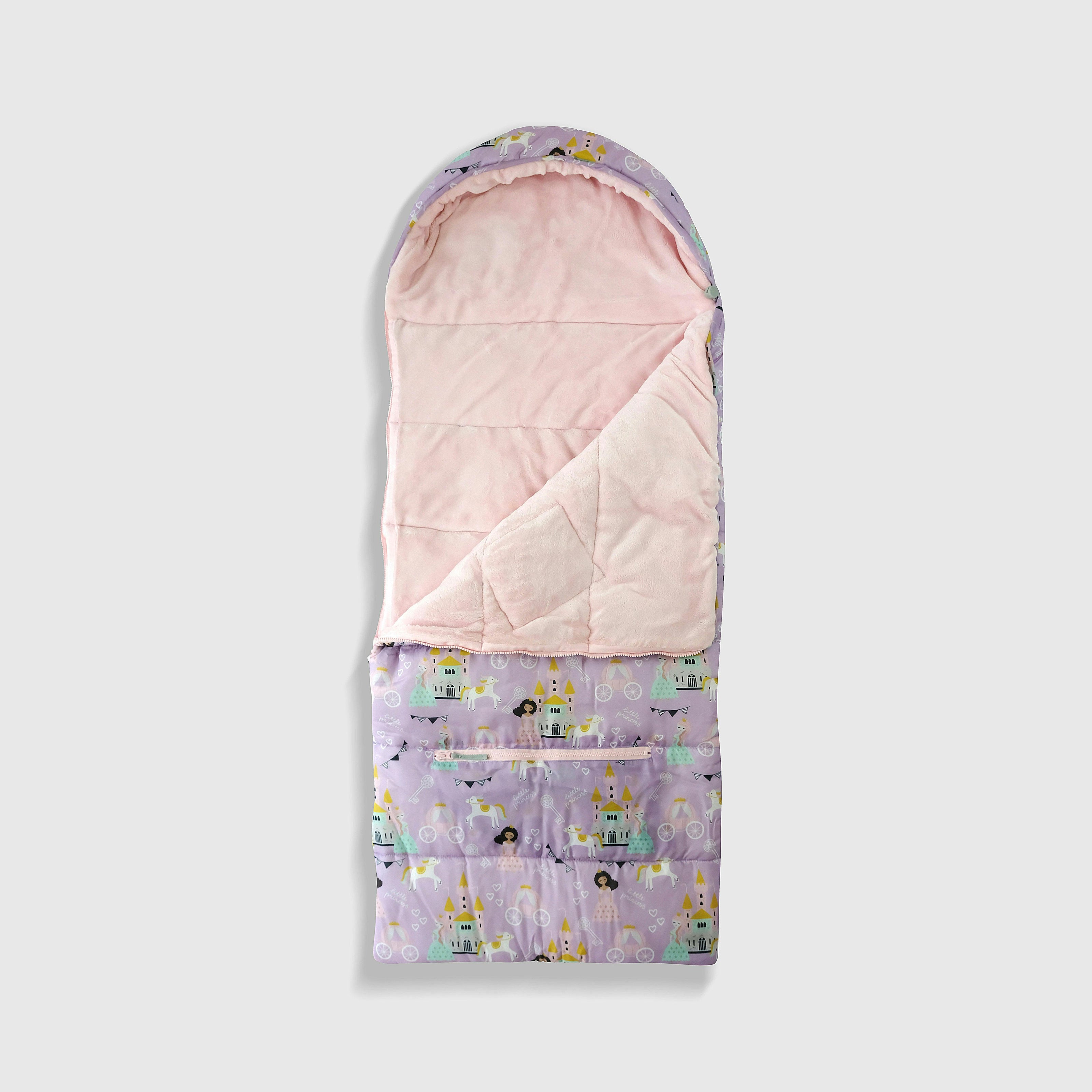 Sleep-N-Pack: Packable Sleeping Bag, Little Kid 3-6 yrs - Princesses