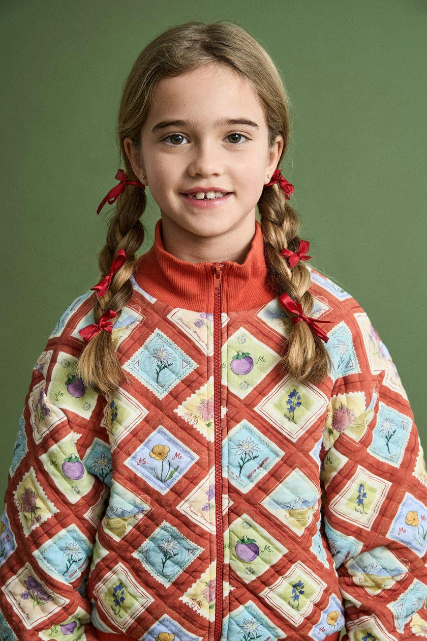 POSTCARD SWEATSHIRT RED