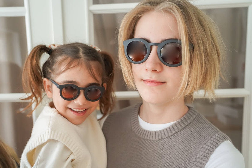 Classic | Sustainable Sunglasses | Plant-Based Bendable Polarized - Adult | 15+ Y | Black