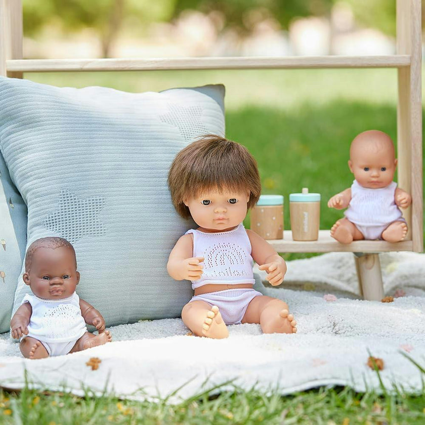 Wooden Feeding Set Doll Accessory Play Set