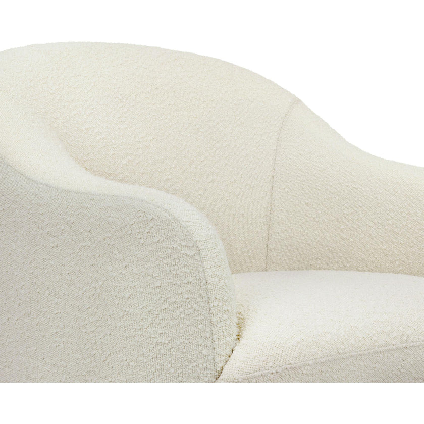 Foy Glider In Boucle In Ivory Boucle