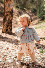 Quilted Jacket in Denim Darling