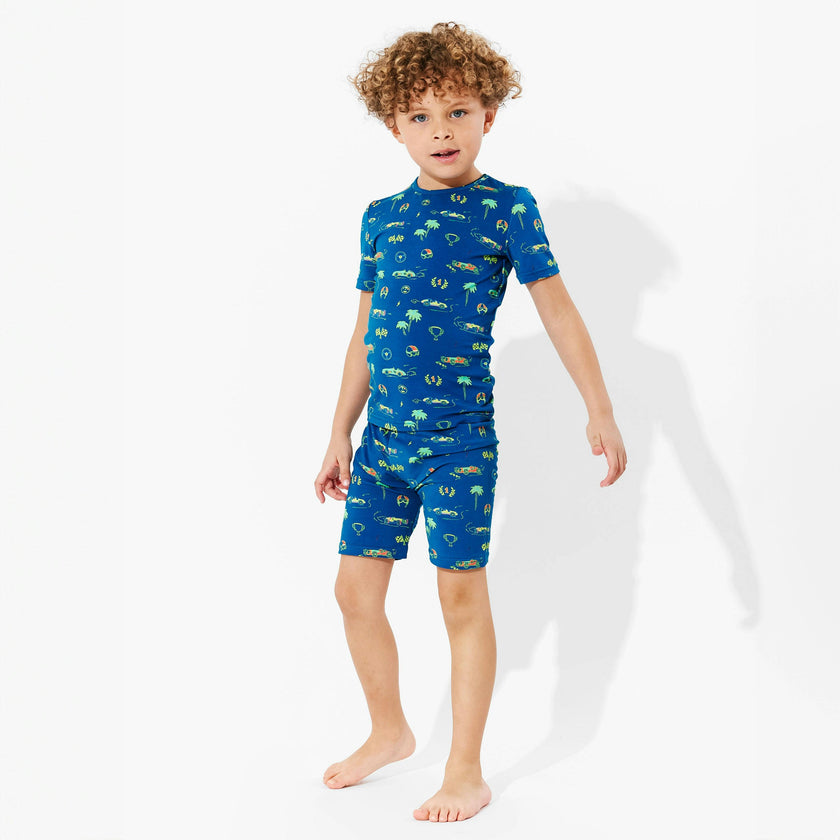 Staycation Bamboo Kids Pajama Short Sets Bundle