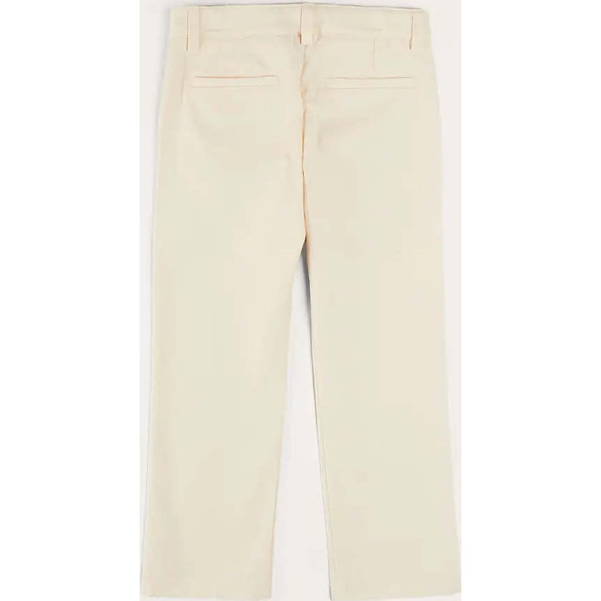Plain Pocket Detail Trousers in White (4-10yrs)
