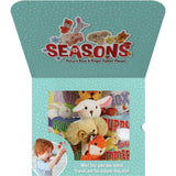 First Library: Four Seasons W/ 4 Die-Cut Board Books & Finger Puppets