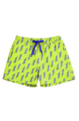Dylan Boys Lightning Bolt Print Board Shorts