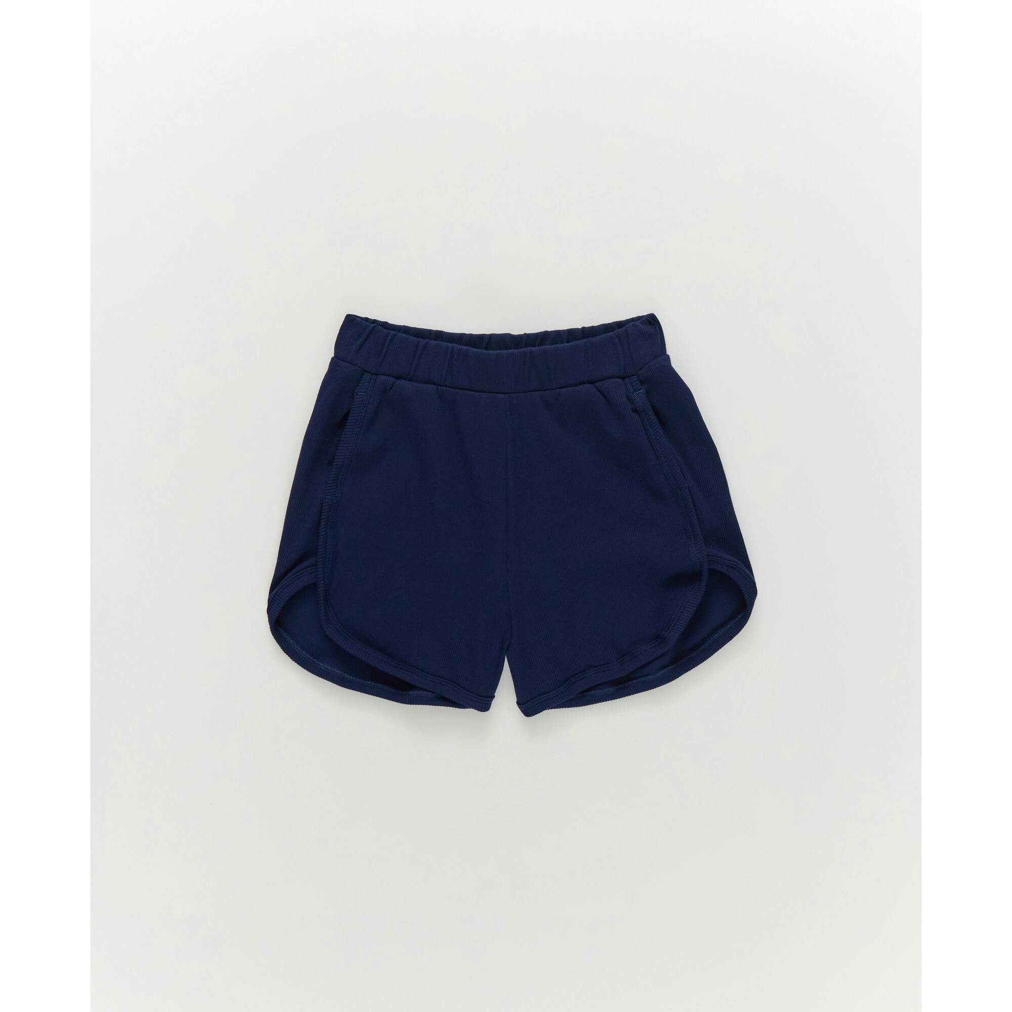 Girls Rib Shorts in Black