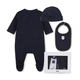 Navy Logo Baby Pyjama Set