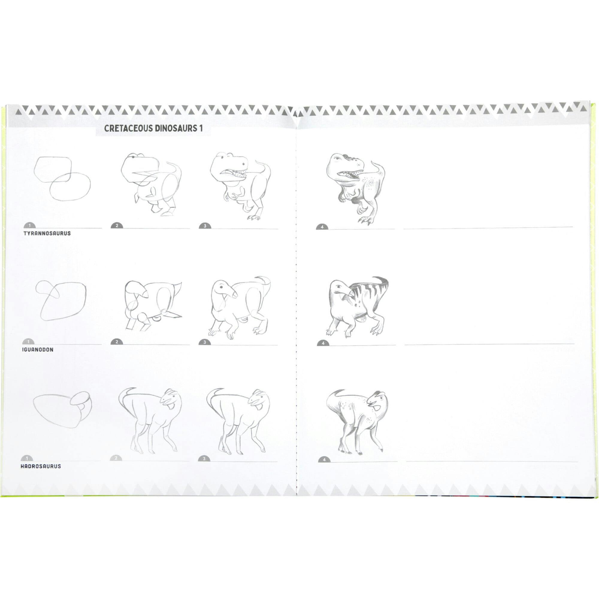 Learn to Draw - Dinosaurs - Drawing Guidebook
