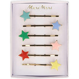 Enamel Star Hair Slides