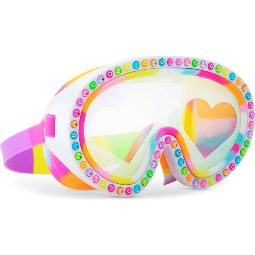 Sweet Smile Emoji Youth Swim Mask