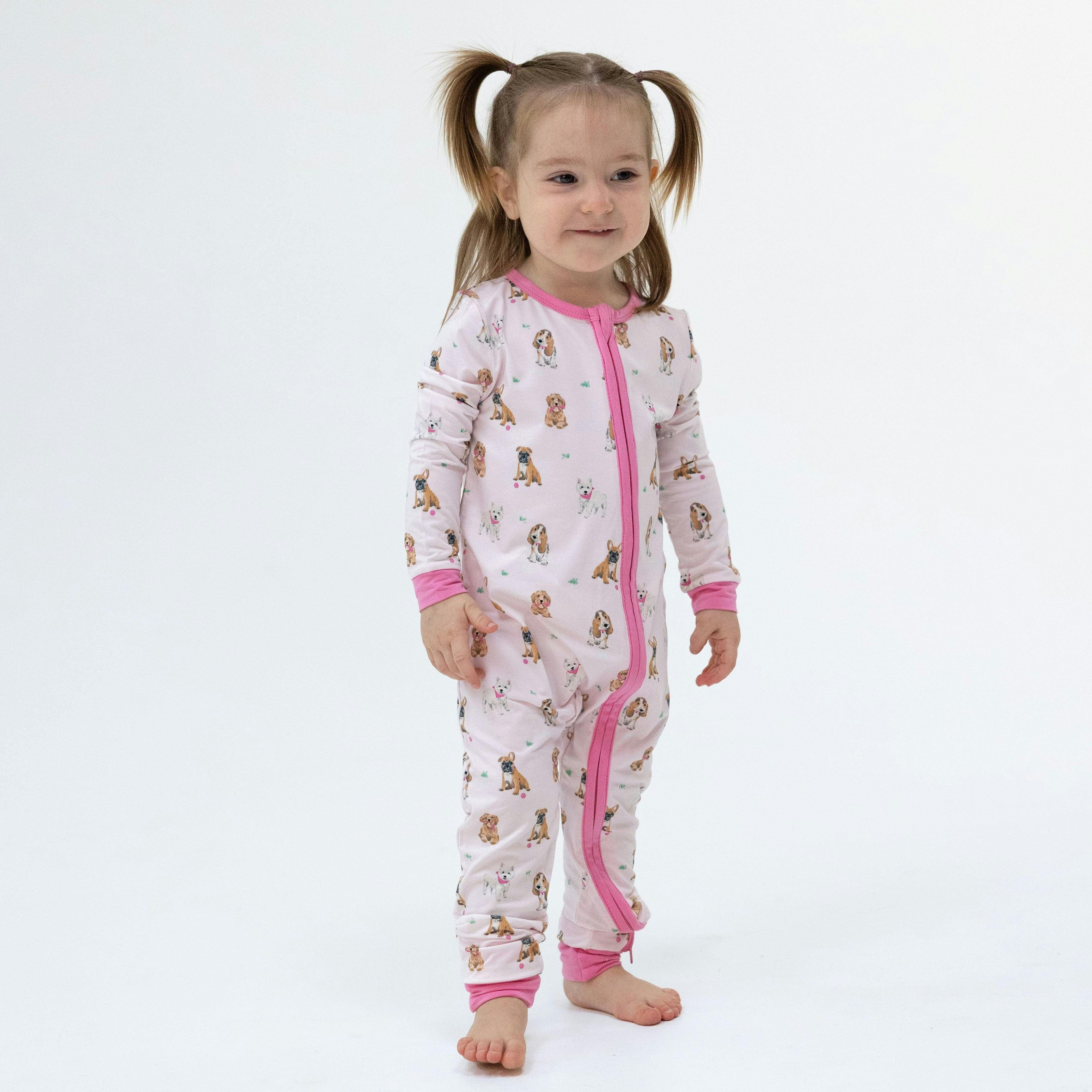 Bestie Dogs Pink - Convertible Romper