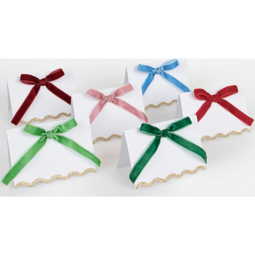 Velvet Bow Place Cards