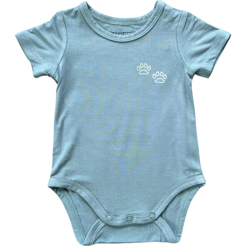 Baby Short Sleeve Bodysuit Retro America