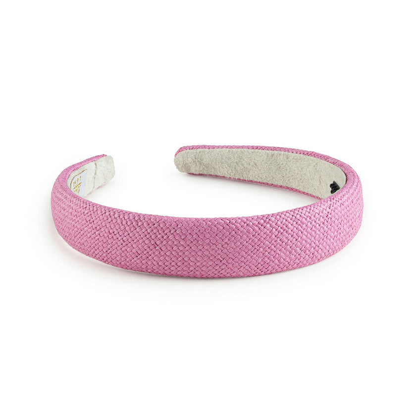 Halo Luxe Tabitha Luxe Linen Headband - Fuschia